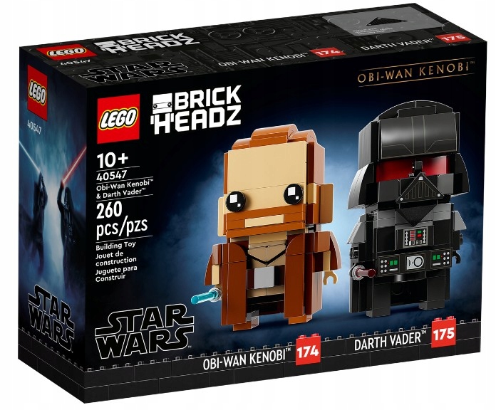 LEGO BrickHeadz 40547 Obi-Wan Kenobi i Darth Vader Nazwa zestawu Obi-Wan Kenobi i Darth Vader