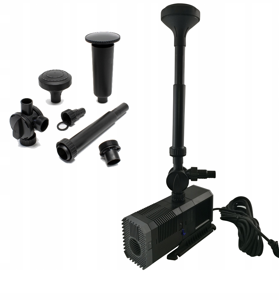 Mocna Pompa Fontannowa Fontanna Do Oczka Stawu 6000 l/h H=4m CHJ-6003