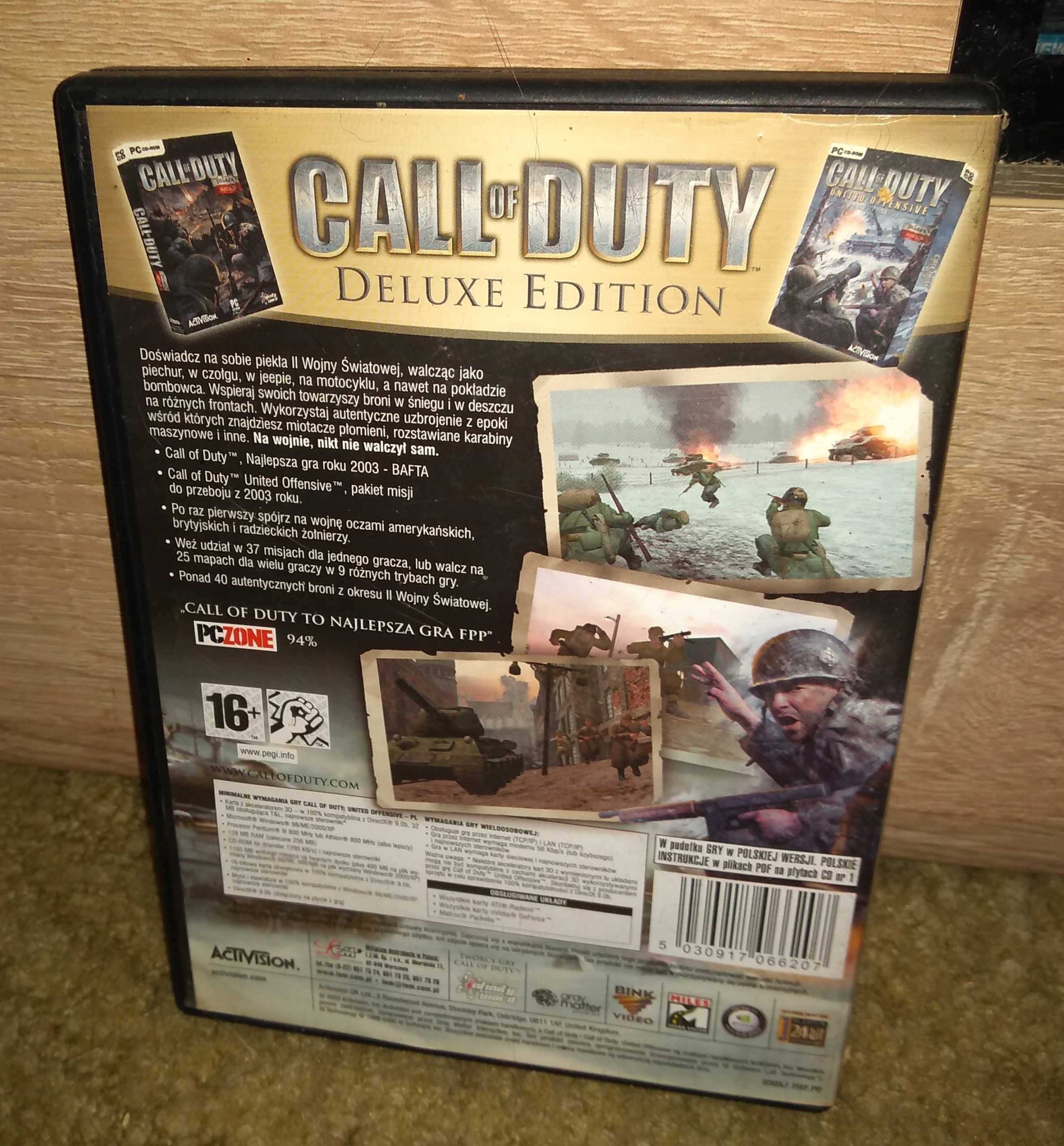 CALL OF DUTY / PC / PL / 2, 3+, / Wersja gry pudełkowa