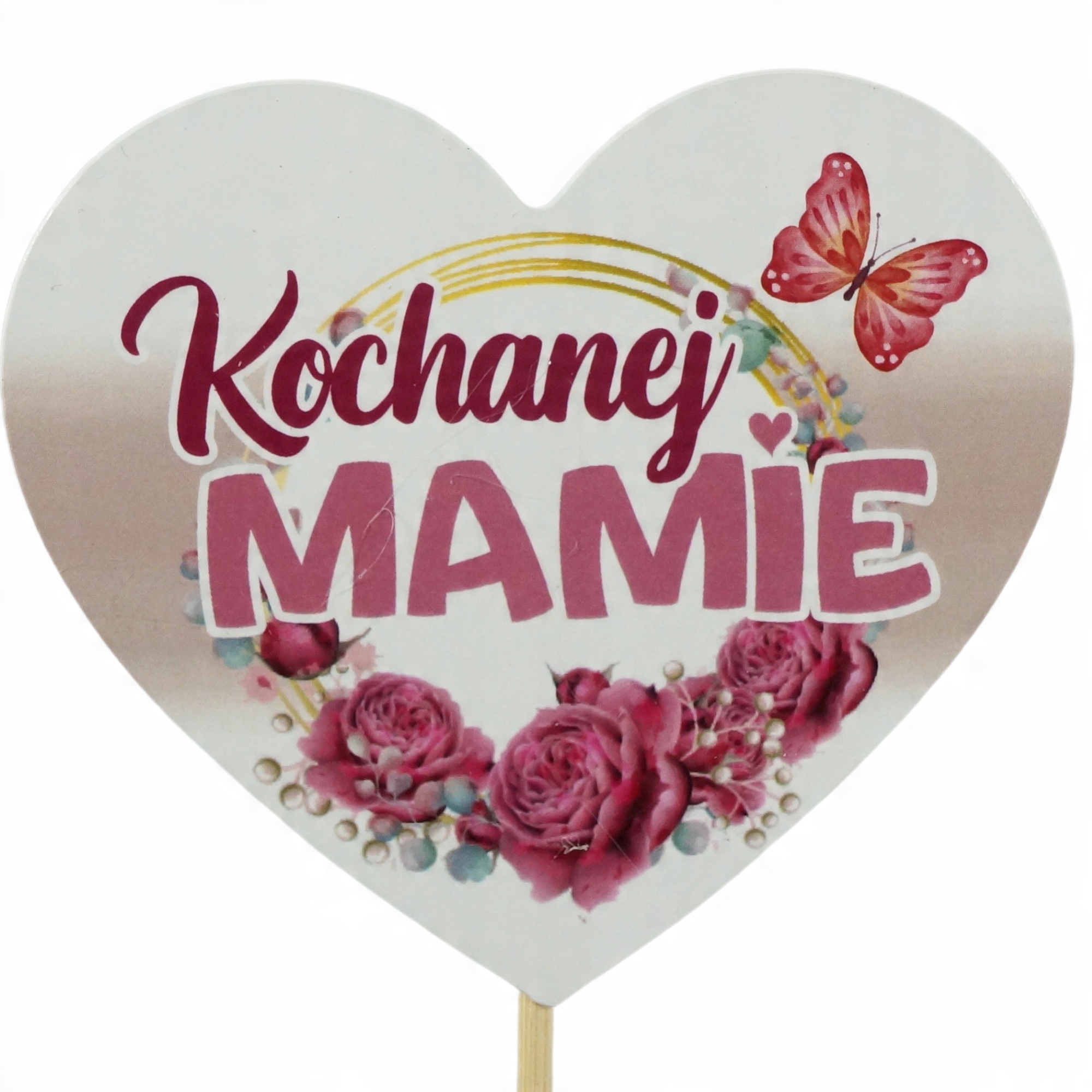 

Papierowy topper napis na piku Kochanej mamie 29cm