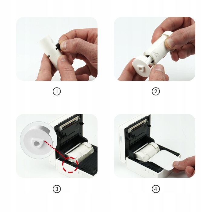 Mini drukarka termiczna do zdjęć notatek etykiet Model M02
