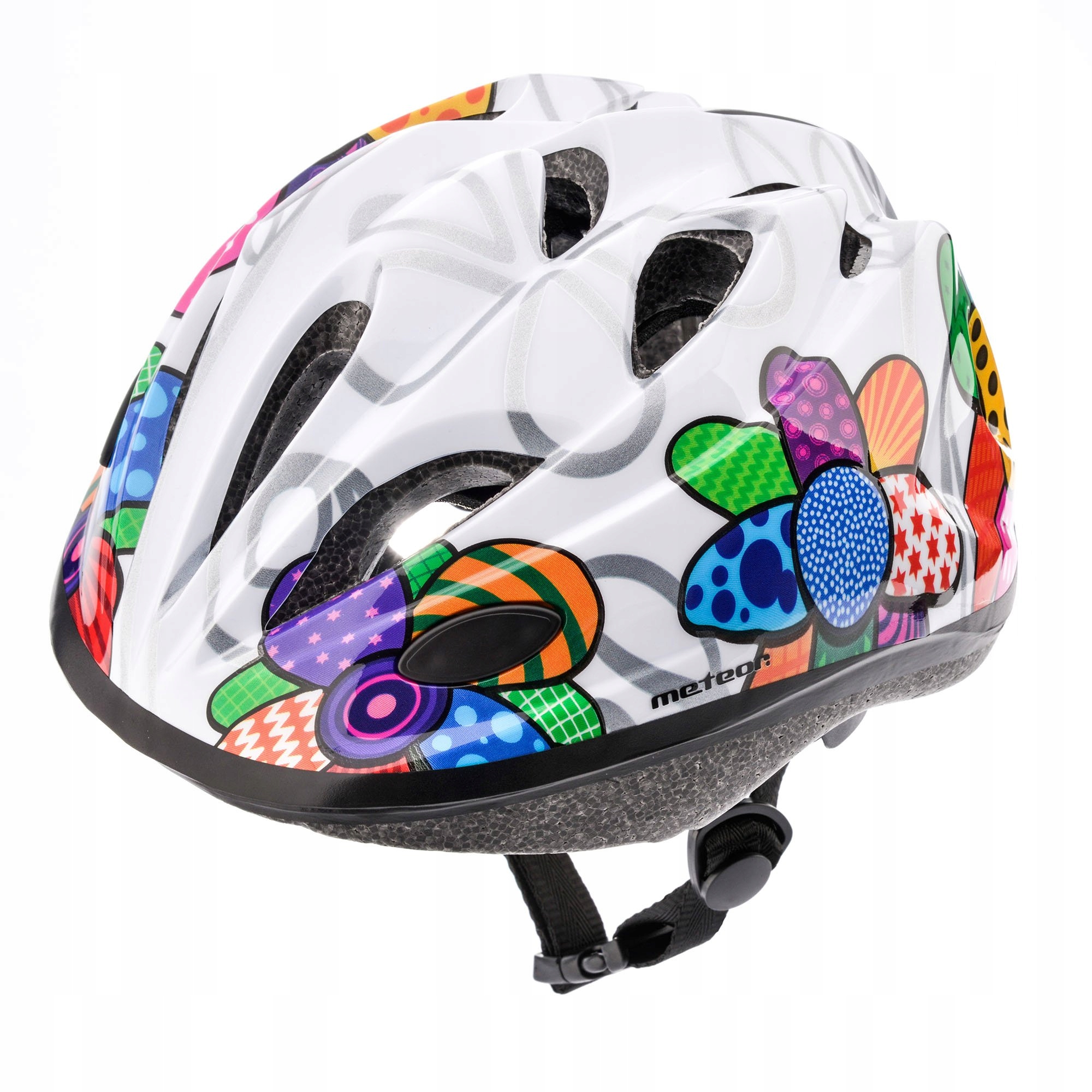 Kask Rowerowy Regulowany Dziecięcy Dla Dzieci Meteor KS07 M 52-56 cm