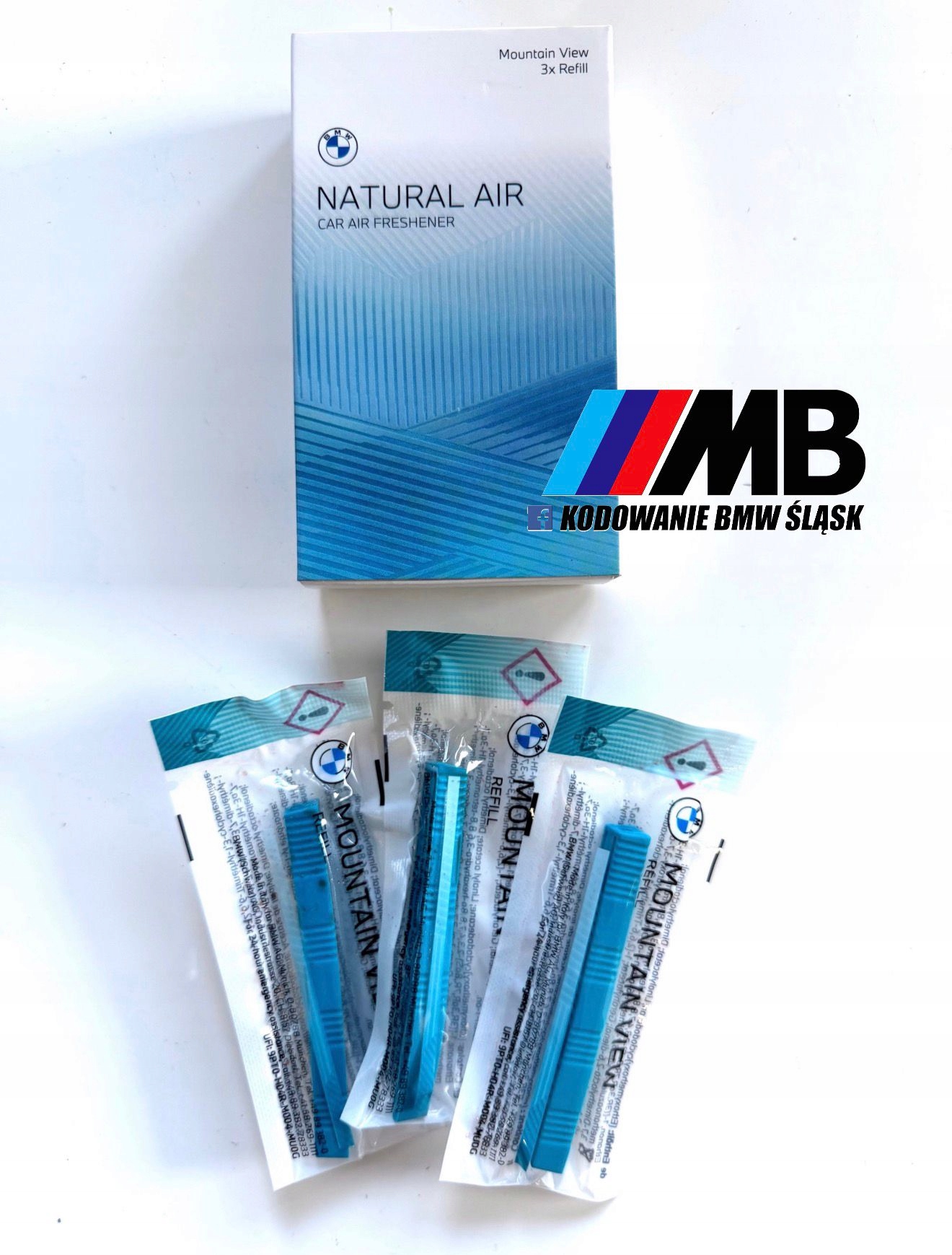 Wkłady zapachowe do Bmw Natural Air Mountain View Oe 83125A7DCA2