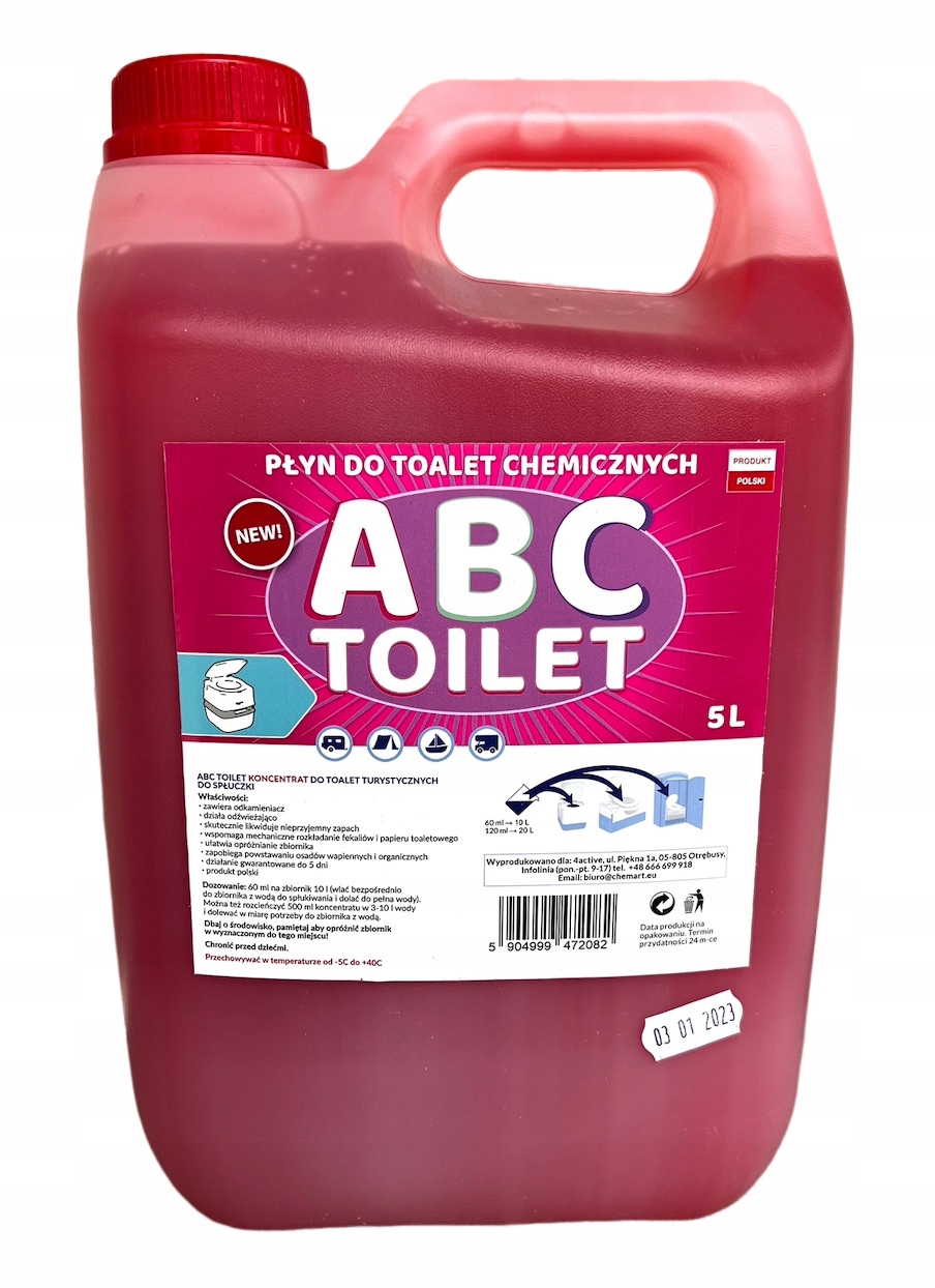 

Płyn Do Toalet Turystycznych Red 5L Abc Toilet
