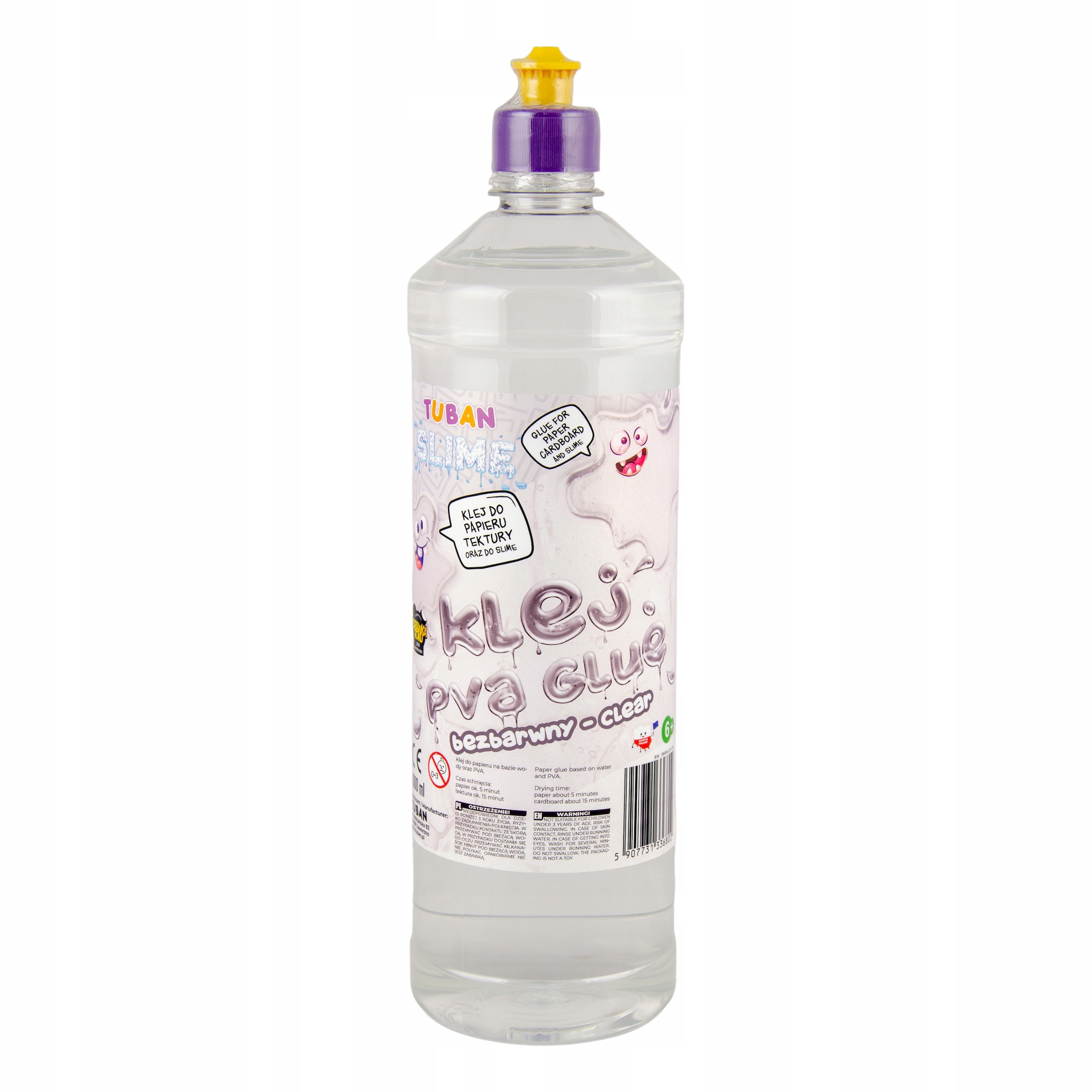 

Klej Pva Bezbarwny 1L Klej W Płynie Slime Tuban