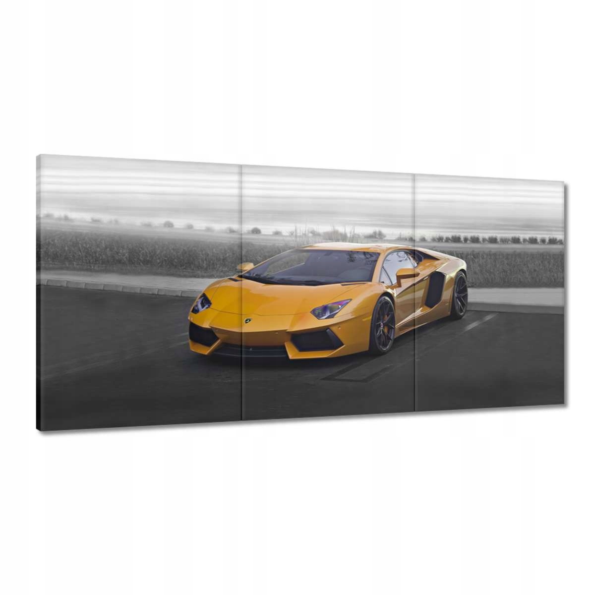 Obrazy 180x90 Oranžové auto