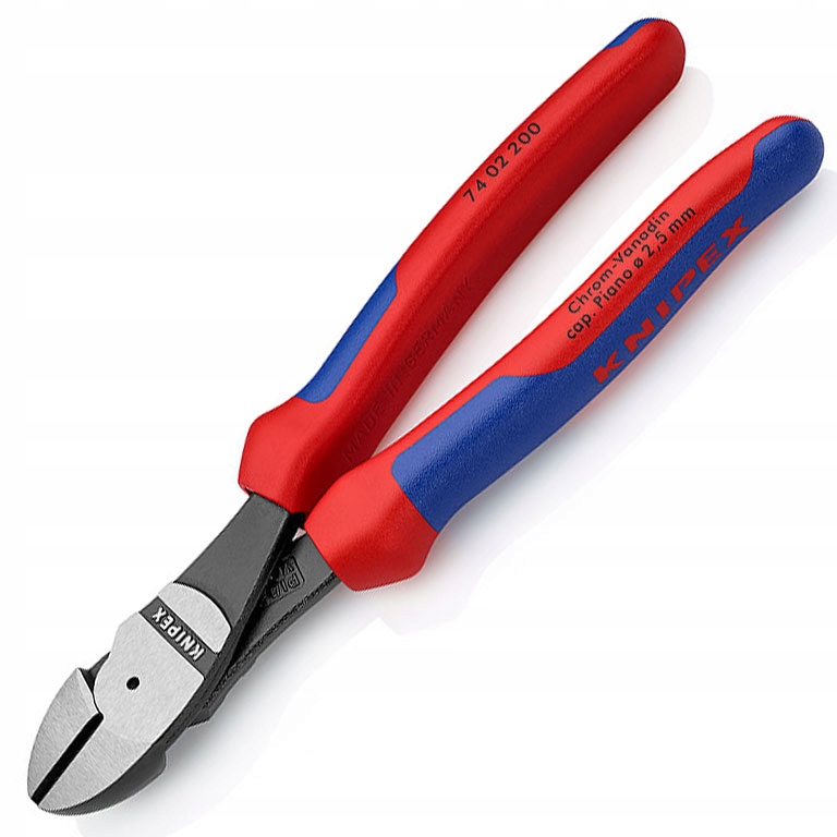 

Knipex 74 02 200 Szczypce tnące boczne 200mm