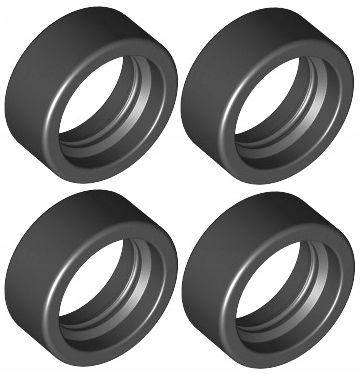 

Lego Opona Ø14x6 Czarna/Black (50945/4246901) x4