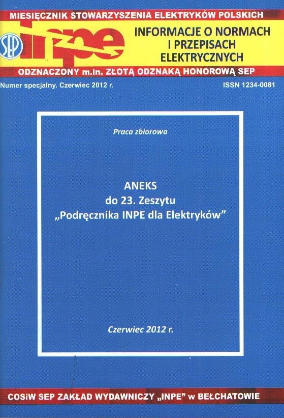 Podręcznik dla Elektryków. Aneks do zeszytu INPE23