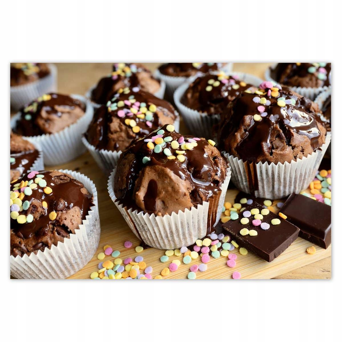 Plakáty 200x135 Čokoládové muffiny s nutellou Nejlepší recept