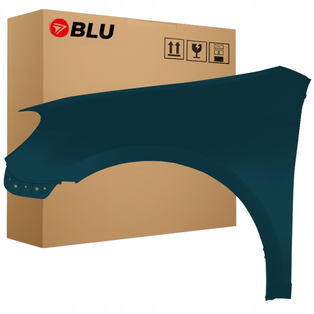 Blu Blatník Vw Golf VI 6 LC5F levý modrý 08-16 přední kombi