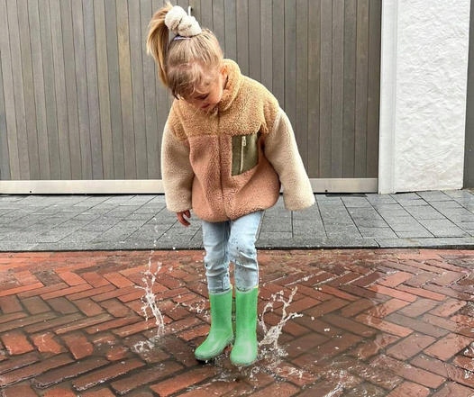 Kalosze Dziecięce na Deszcz Dla Dziecka Gumiaki Gumowce Różne Kolory Modne Długość wkładki wew. 18 cm