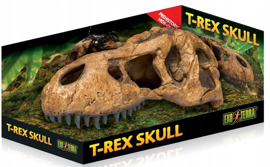 Levně Úkryt Do Akvarijního Terária Dekorace Lebka