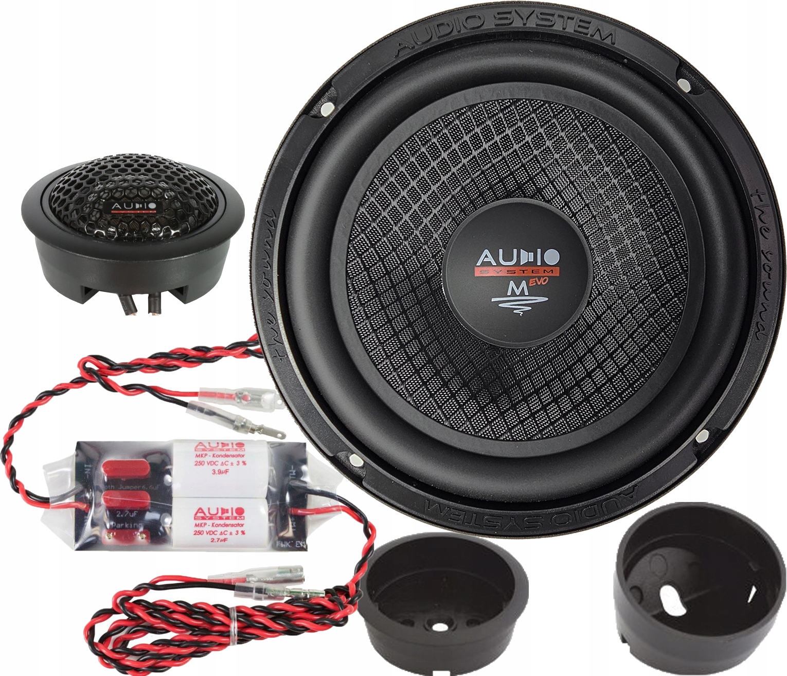 Głośniki samochodowe 16,5cm 165mm Compo-System Audio System M165 Evo