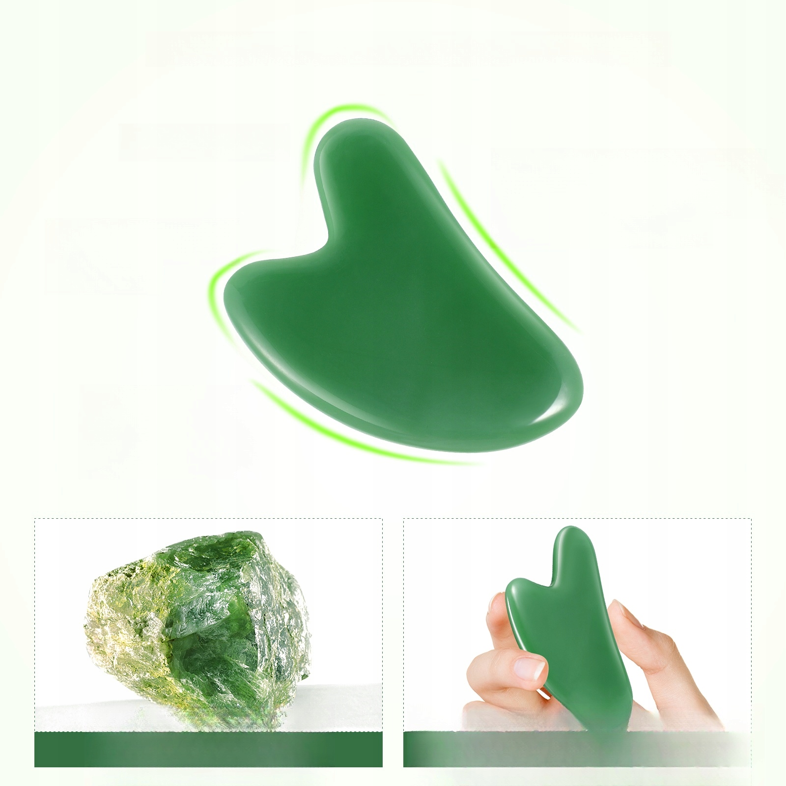 PŁYTA GUASHA DO NARZĘDZIA KOSMETYCZNEGO SPA DO TWARZY Typ stempel