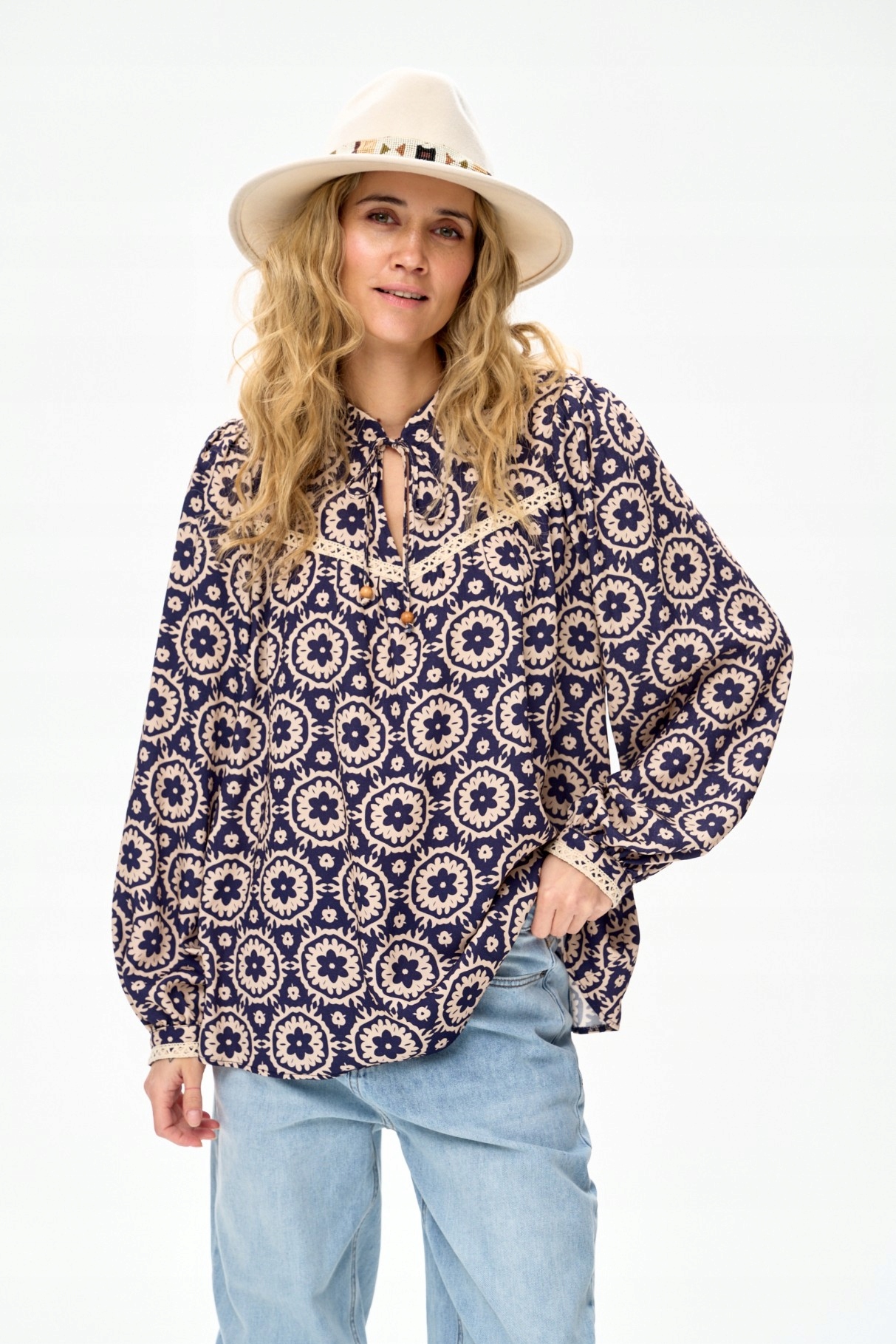 Boho Dámská mikina Tiffani, modrá, blue shadow vel. 34/36
