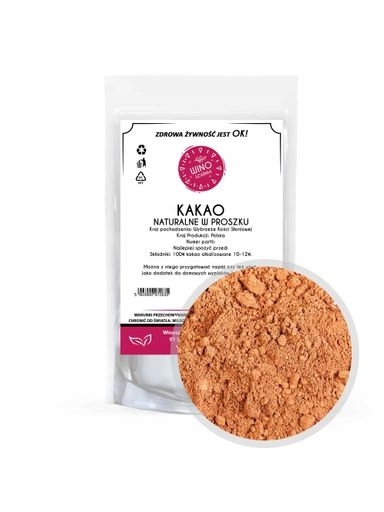 Levně 2x Winoszarnia Kakao Přírodní v prášku 500 g nealkalizovaná