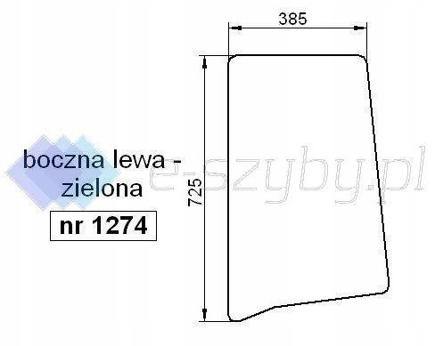 sklo Steyr Boční kompakt levé