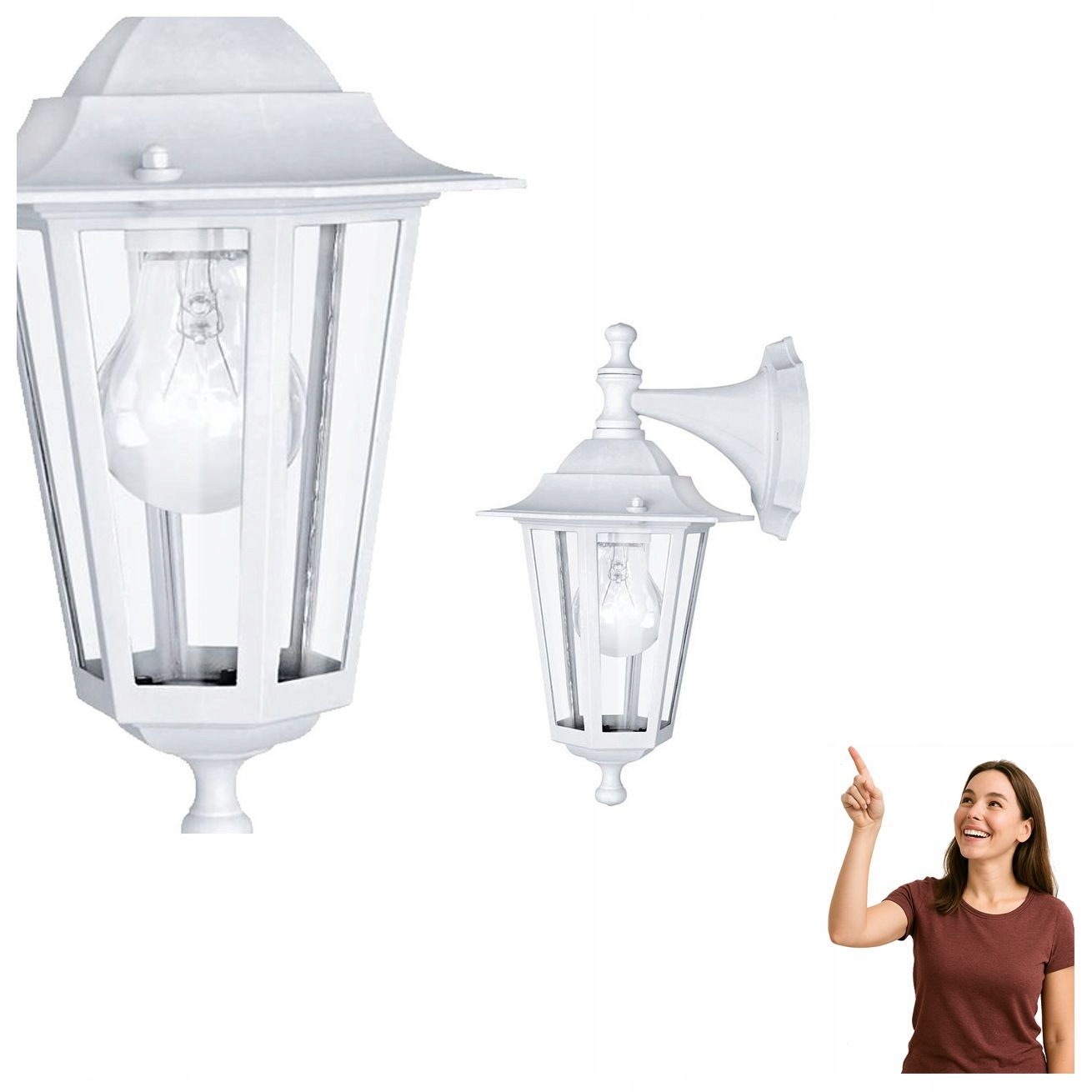 Venkovní nástěnné svítidlo Laterna 5 22462 Eglo