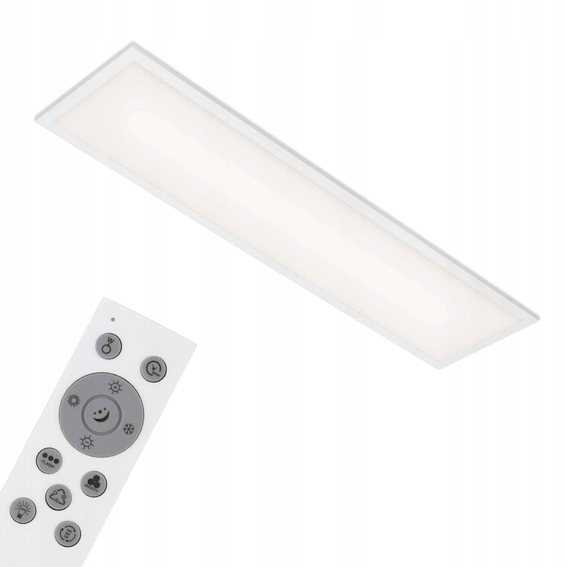 Led panel Briloner Rgb Cct 100 cm 24W biely s diaľkovým ovládaním