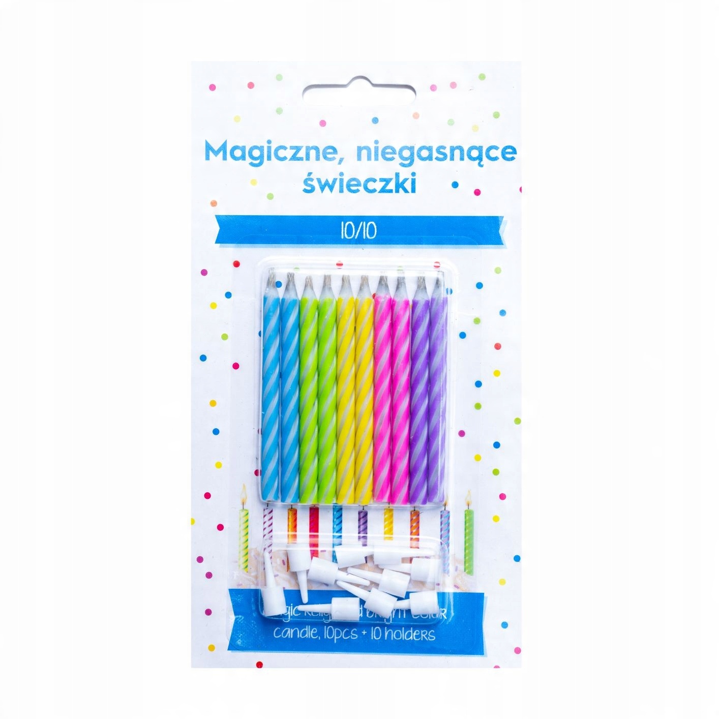 

Świeczki urodzinowe Magiczne Niegasnące tort 10szt
