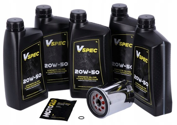 Sada s filtrom na výmenu oleja 20W50 5L Harley 18-23 Softail 17- Touring