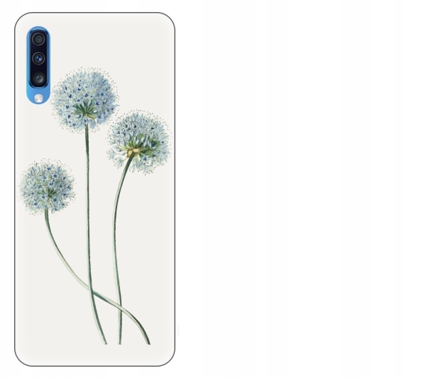 

Etui pokrowiec Samsung Galaxy A70 Kwiat niebieski