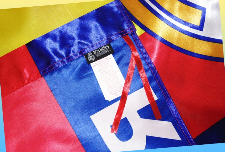 FLAGA REAL MADRYT 150 x 100 OFICJALNA FLAGA ESPAŃA EAN (GTIN) 8435498731662