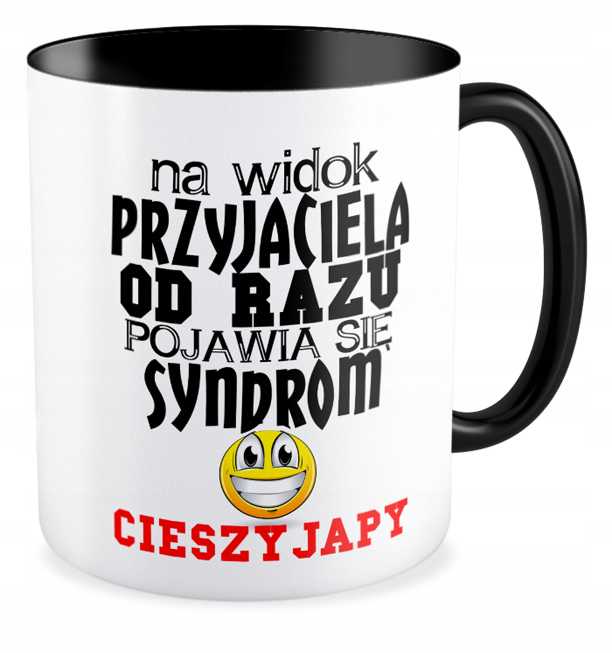 

Kubek czarny Przyjaźń Przyjaciel Przyjaciółka