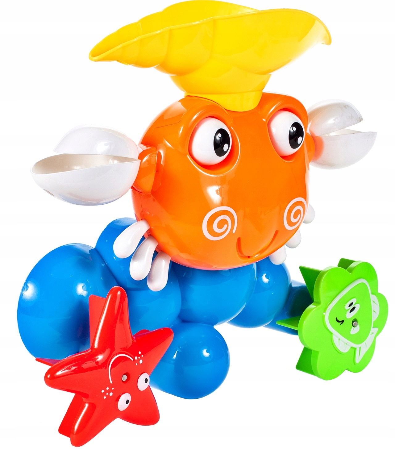 KARUZELKA DO KĄPIELI KRAB FONTANNA ZABAWKA DO WODY Materiał Plastik