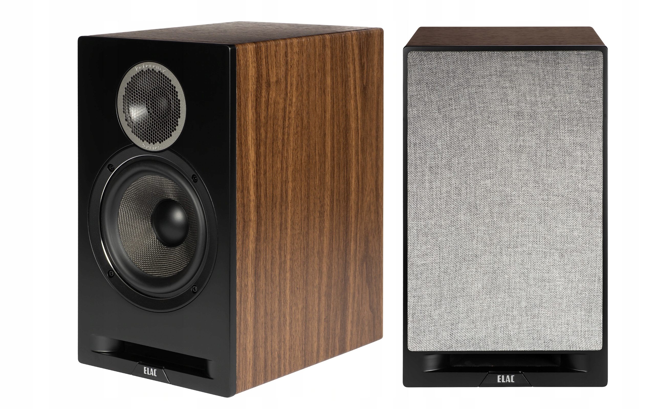 Kolumny półkowe Elac Debut Reference B6 orzech DBR62