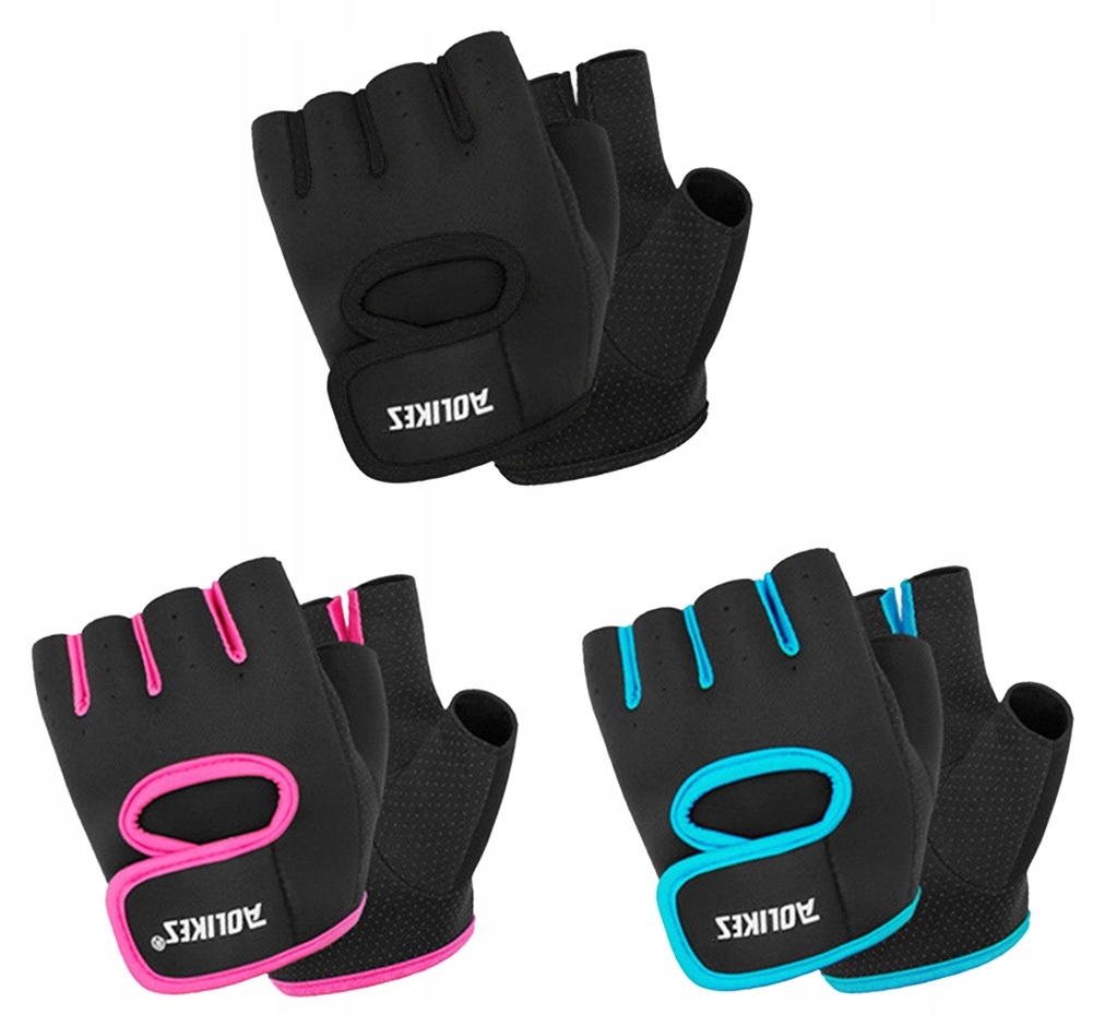 RĘKAWICZKI DO ĆWICZEŃ NA SIŁOWNIĘ FITNESS SPORTOWE ANTYPOŚLIZGOWE AOLIKES EAN (GTIN) 6936047316788