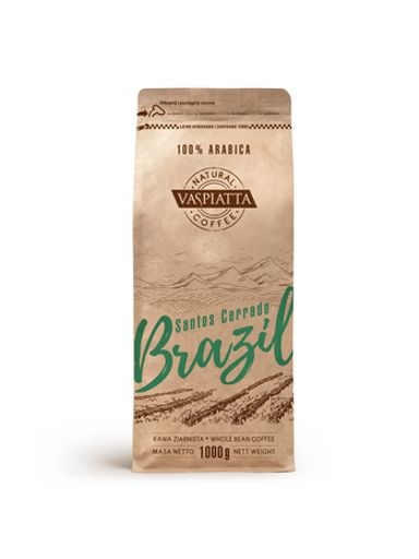 Levně Káva Vaspiatta Natural Brazil Santos Cerrado 1000 g