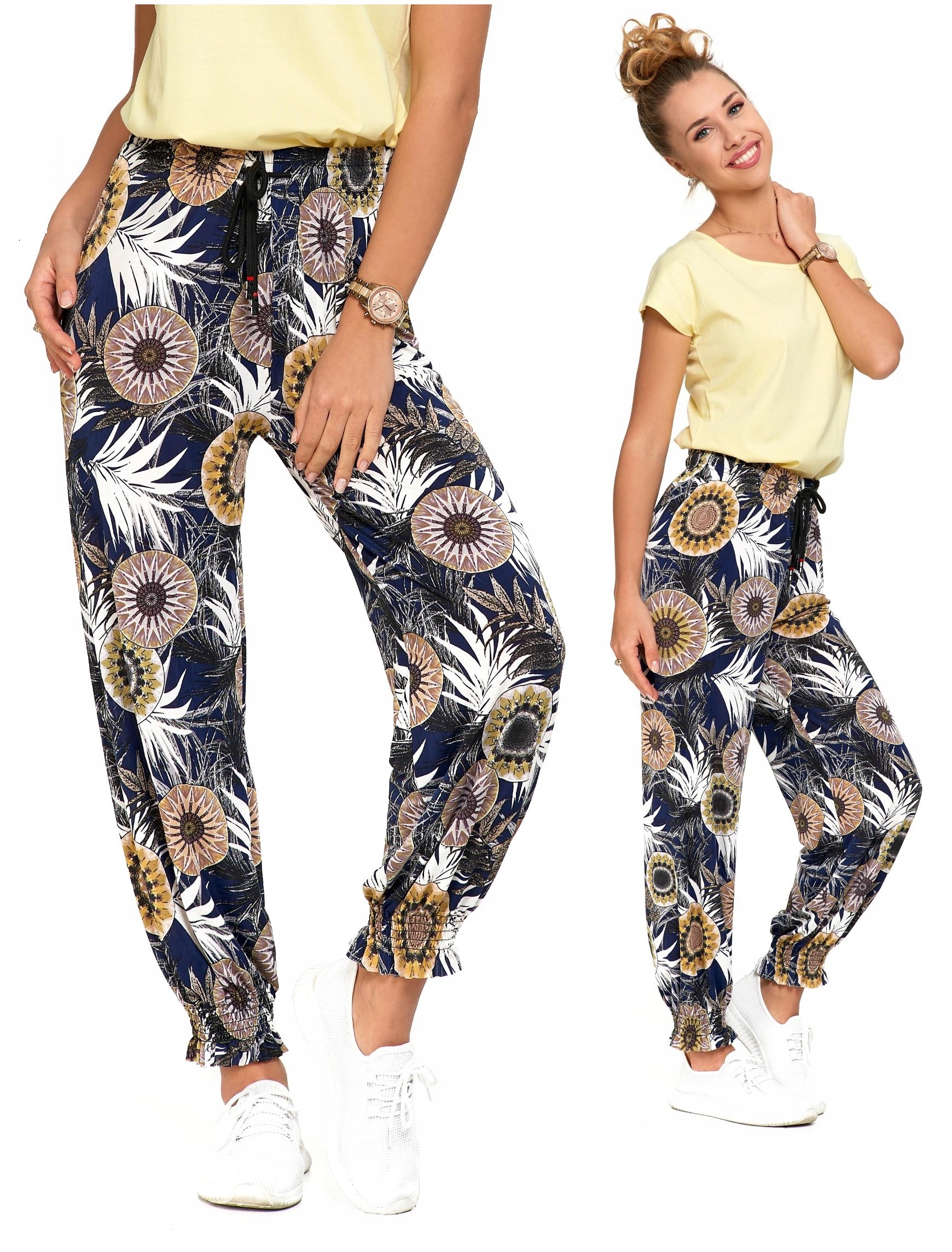 Alladynki Luźne Spodnie Damskie Pumpy S/M MORAJ