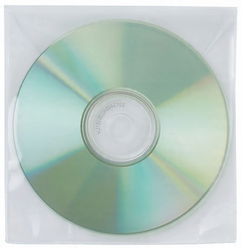 

Koperty na płyty CD/DVD 50szt transparentny