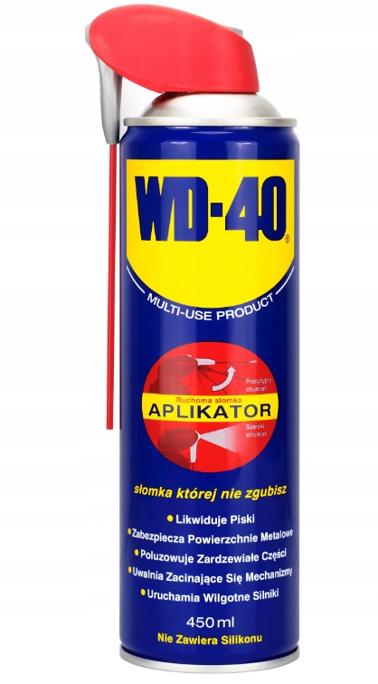 

Preparat wielofunkcyjny WD-40 z aplikatorem 450 ml