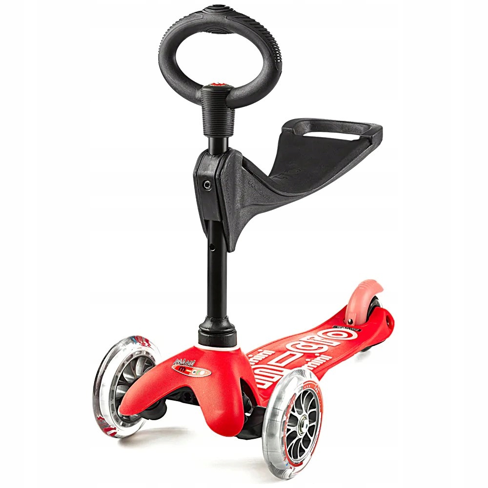 Jeździk hulajnoga Mini Micro Deluxe Baby Seat 3w1 Red Kod producenta MMD015