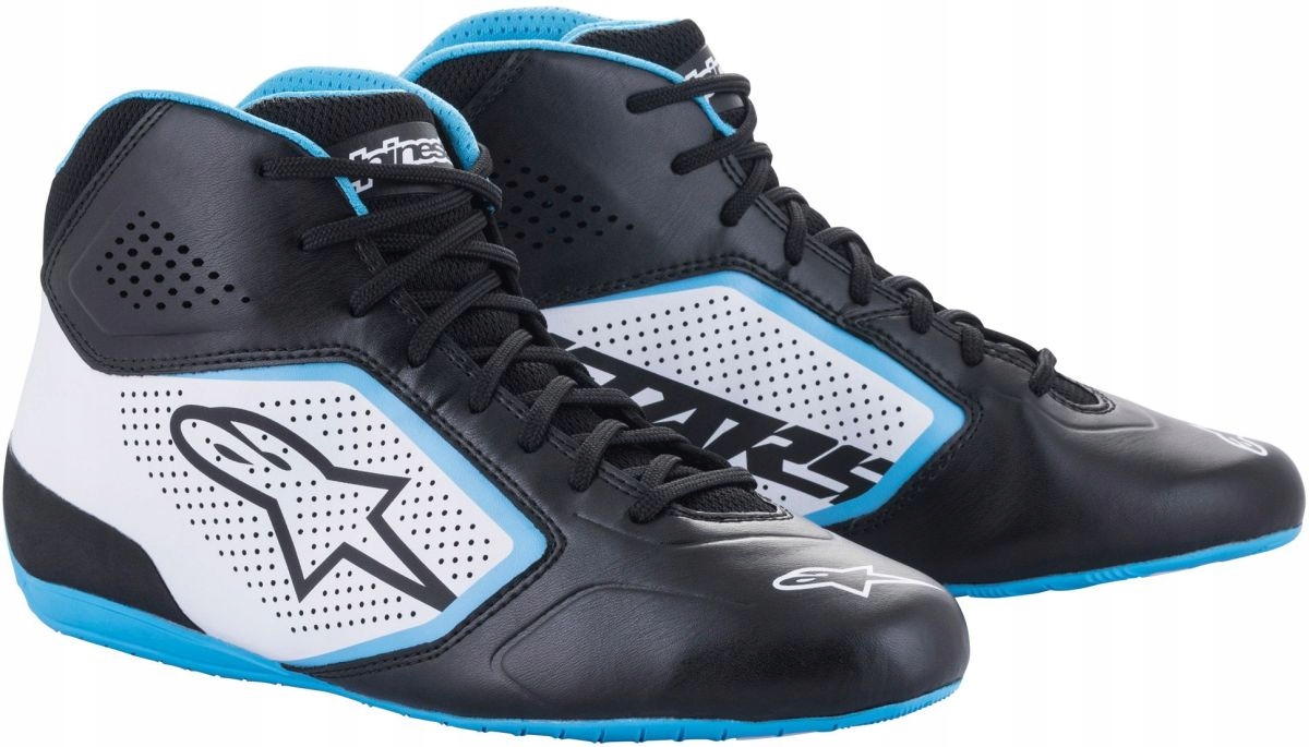Kartingové topánky Alpinestars Tech 1-K Start V2 čierno-bielo-modré 43