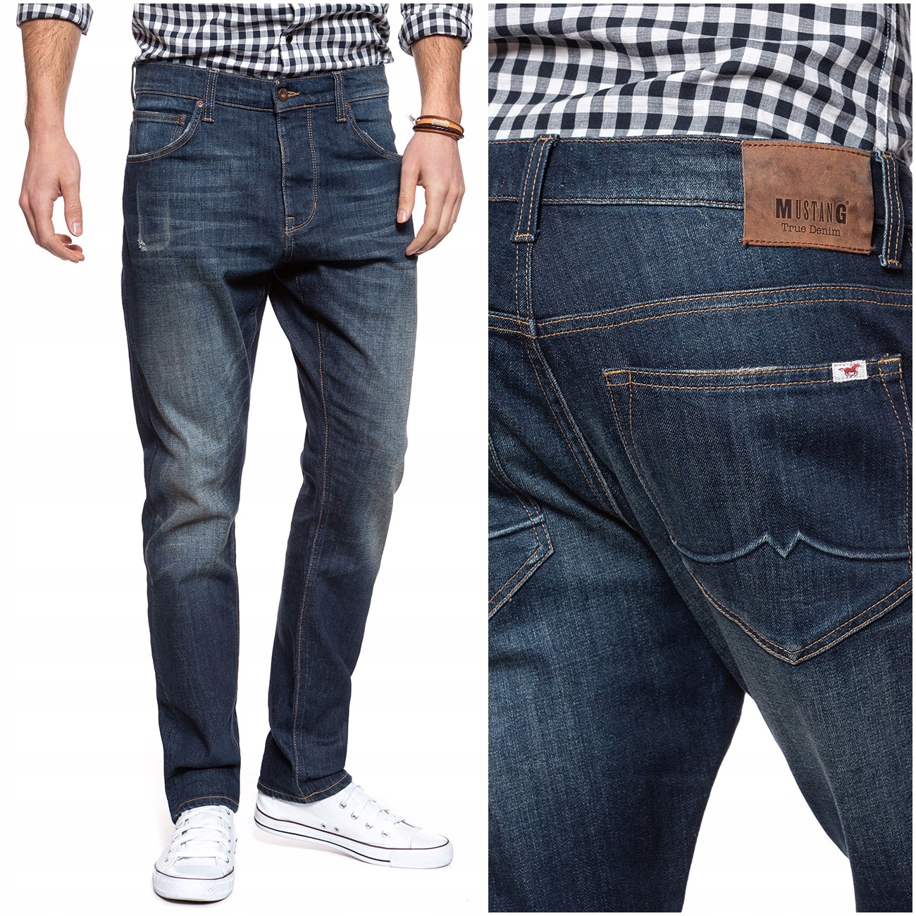 

Mustang Harlem Męskie Spodnie Jeansowe W32 L34