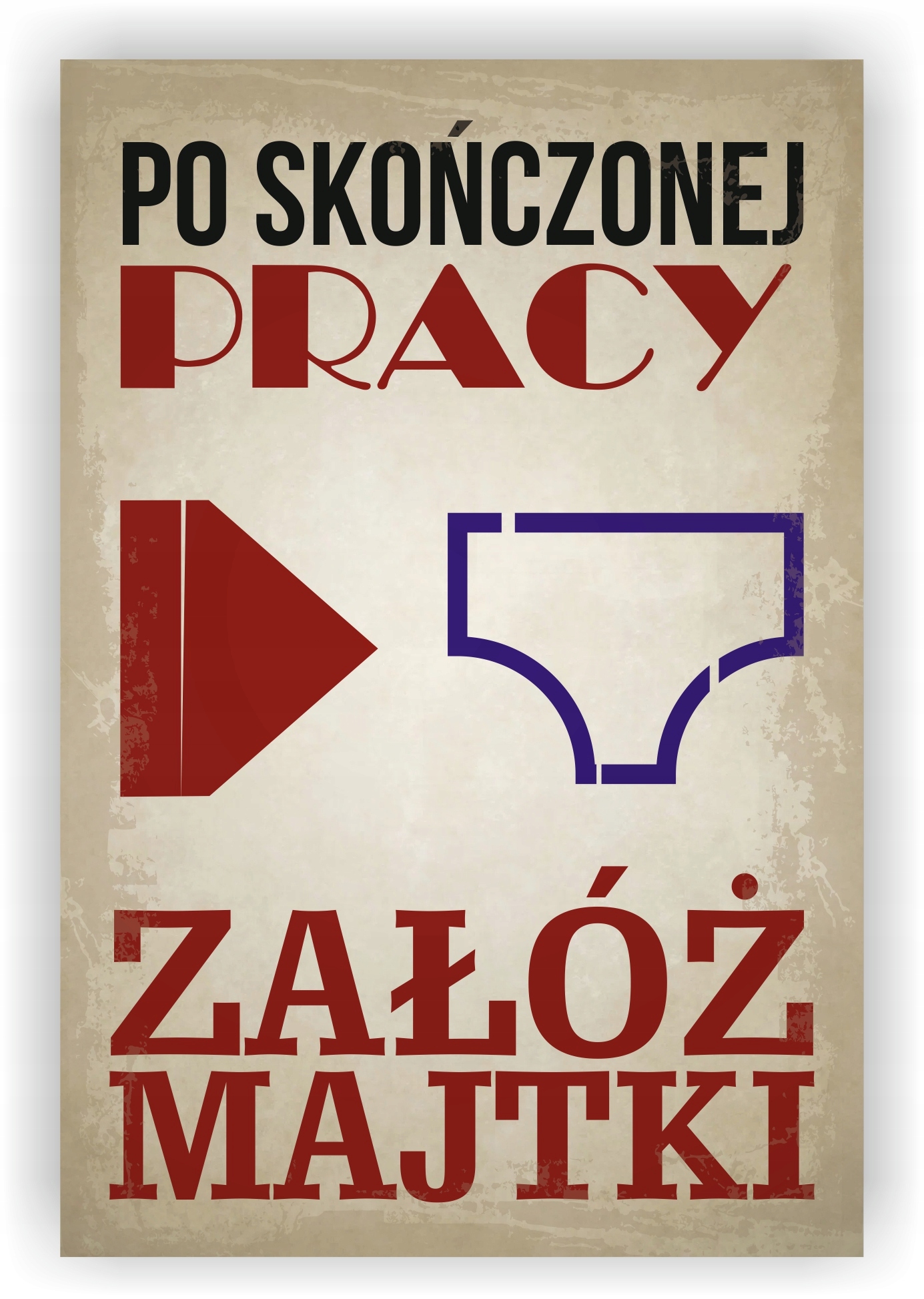 Tabliczka PRL (5) 20x30 cm