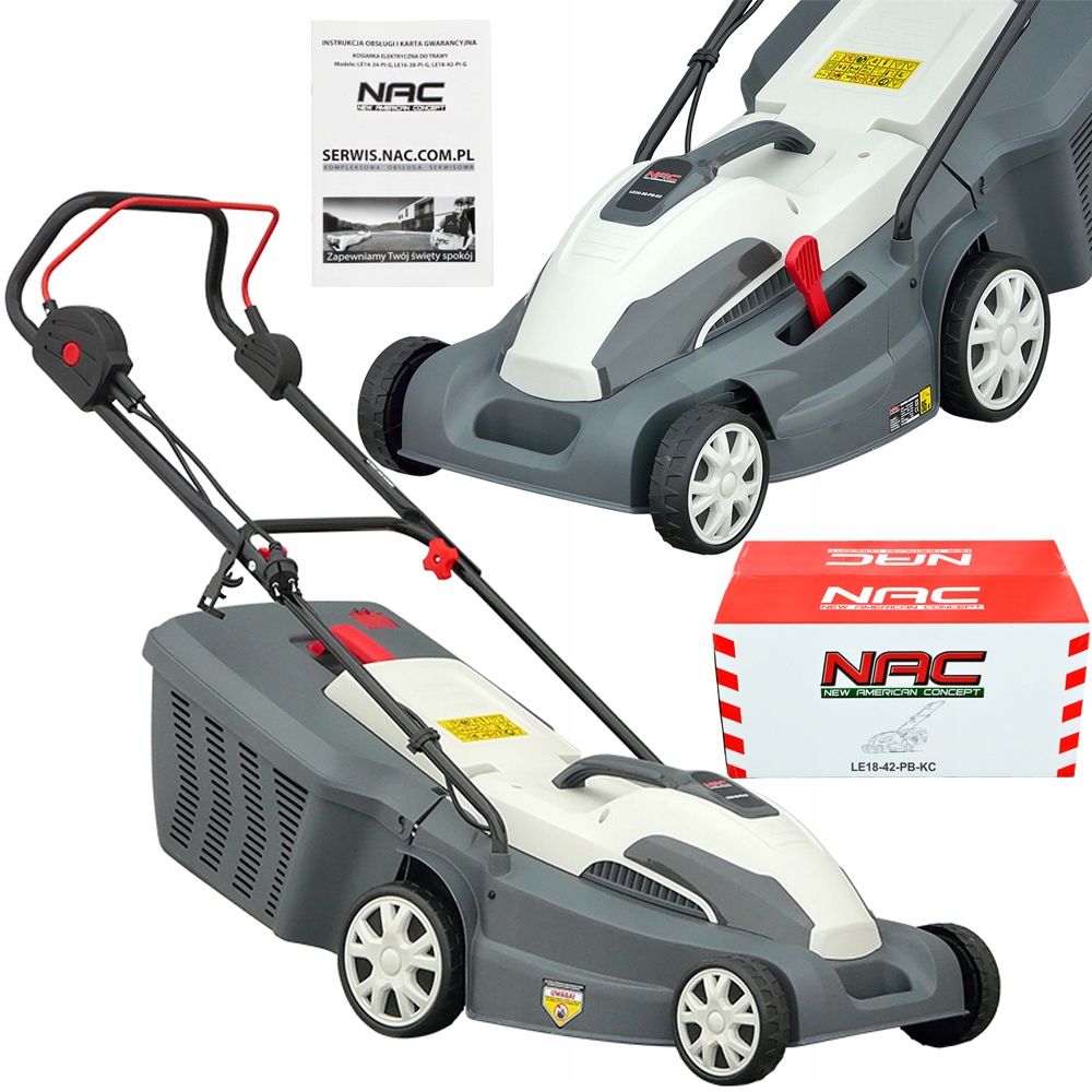 

Kosiarka Elektryczna Nac LE16-38-PB-KC 1600 W Turb