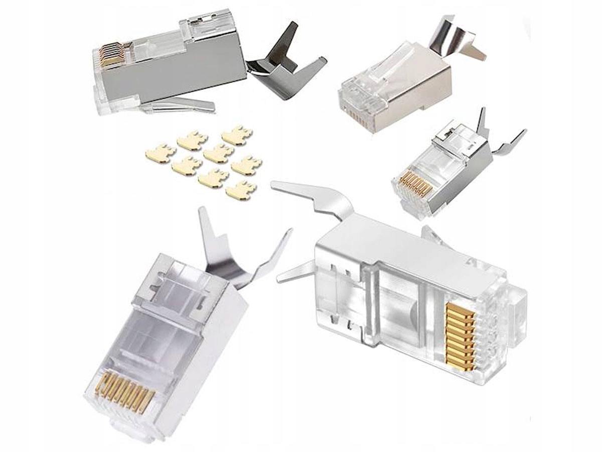 

Wtyk RJ45 kat6 kat7 pass through ekran ext. 10 sz