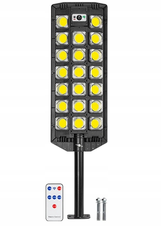 LAMPA SOLARNA CZUJNIK RUCHU ZMIERZCHU +PILOT 1600W Marka inna