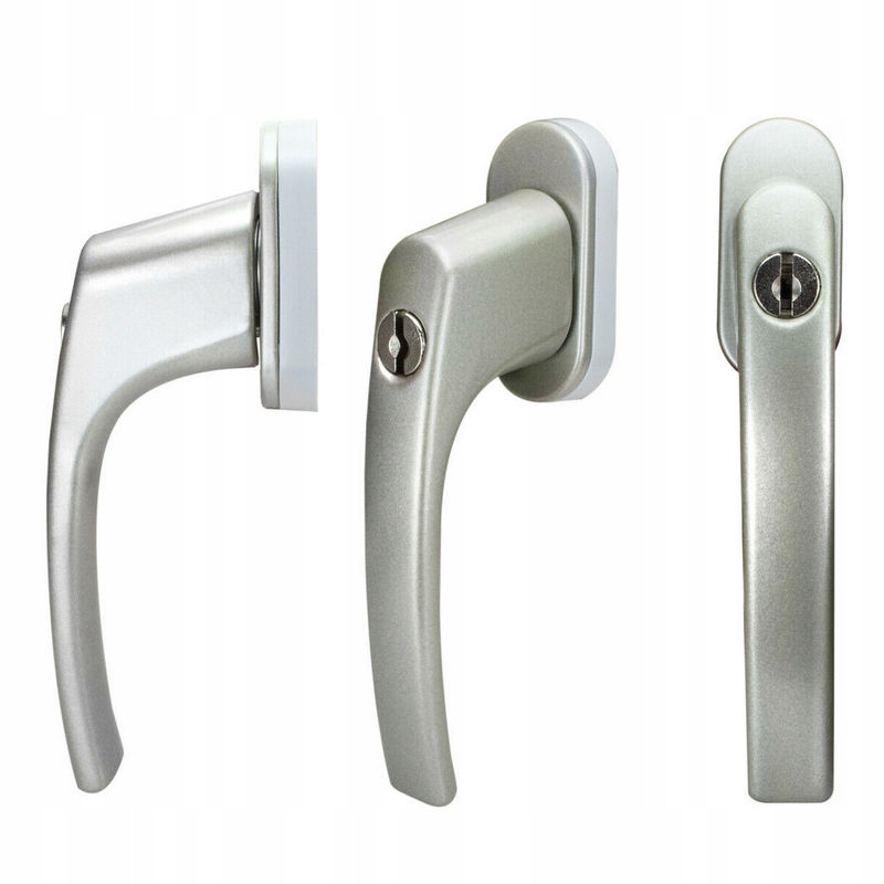 KLAMKA OKIENNA Z BLOKADĄ Z KLUCZYKIEM Z ZAMKIEM Marka Kraft