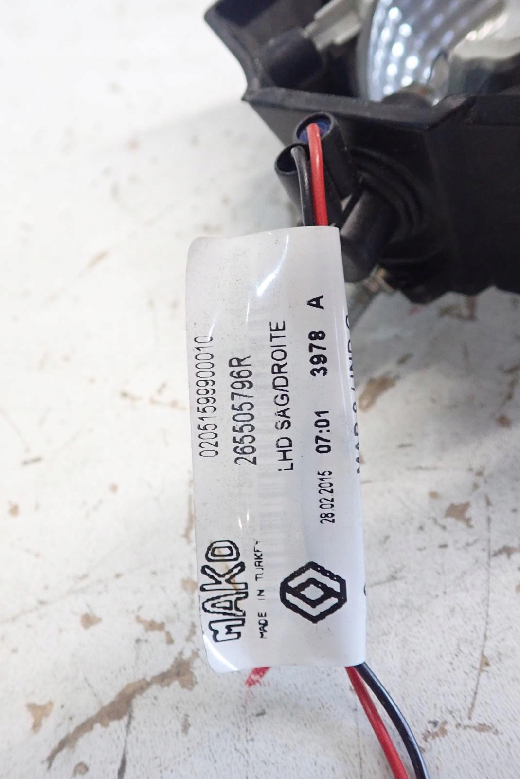 light rear part rear right RENAULT CLIO IV HB 2012