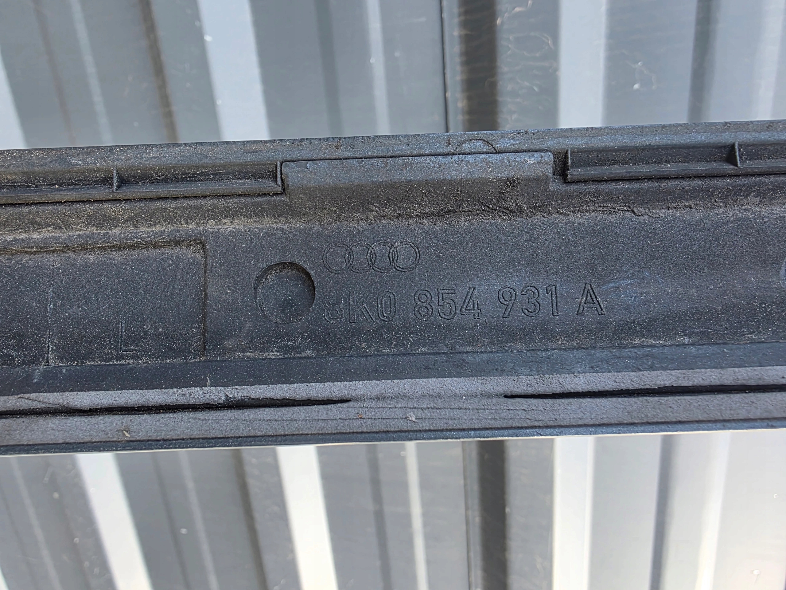 moulding threshold left AUDI A4 B8 S LINE 8K0854931A LZ7H original !!!