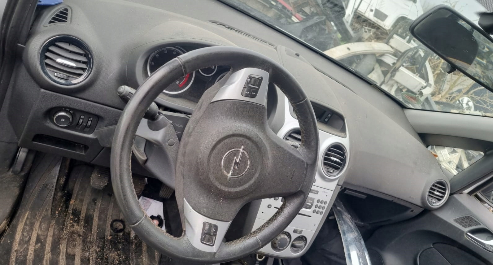 KOKPIT DESKA ROZDZIELCZA KOMPLETNA AIR BAG CORSA D