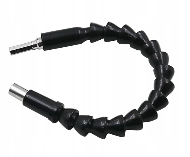 PRZEDŁUŻKA ELASTYCZNA GIĘTA DO WIERTARKI UNIWERSALNA BITÓW WKRĘTARKI CZARNA EAN (GTIN) 9145393072164