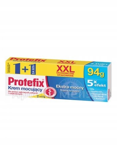

Protefix Ekstra Mocny XXL Krem mocujący do protez