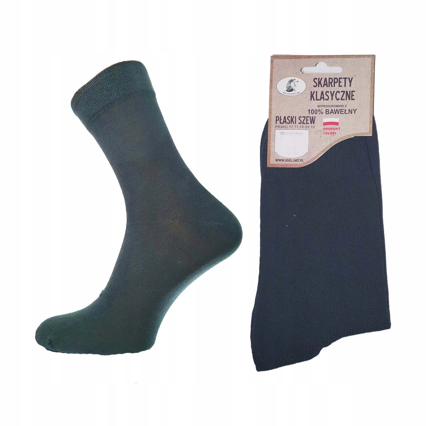 

Skarpety męskie garniturowe Klasyczne 44-46 Grafit